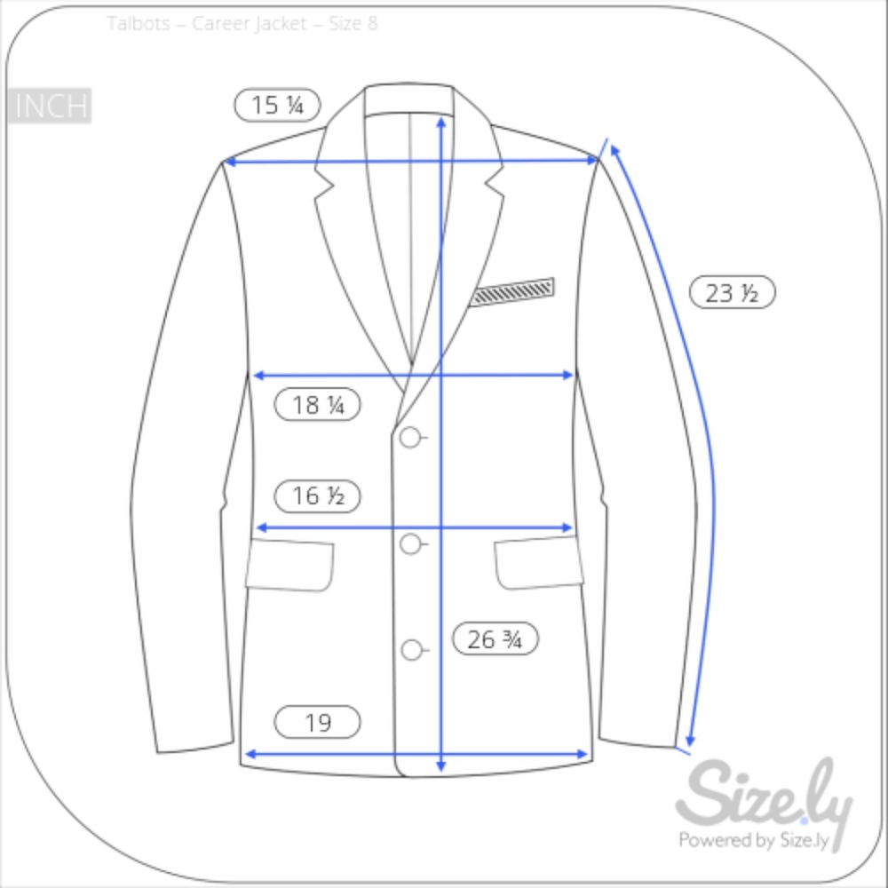 NWT $178 TALBOTS Stretch Silk Blend Blazer Size 6 - Picture 8 of 8